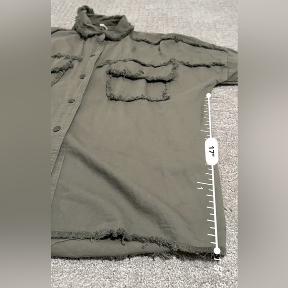 Elan Rock & Roll Shacket  woman’s medium - Picture 5 of 11